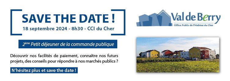 save the date signature mail 2ème petit déj commande publique