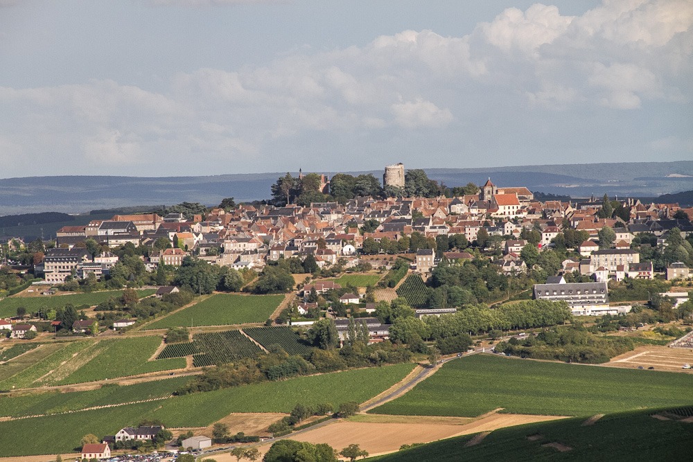 view of sancerre, france